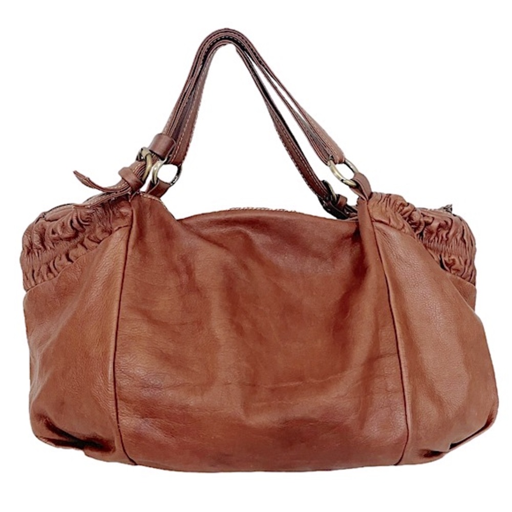 Elegant Brown Leather Tote by [Brand] - Picture 5 of 8